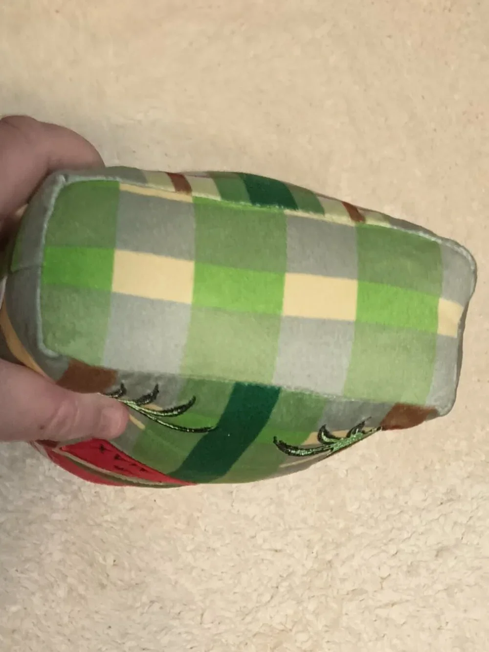 NWT ~ Woof Pet Products' Dr. Seuss Grinch Festive Present Squeaker Plush Pet Toy